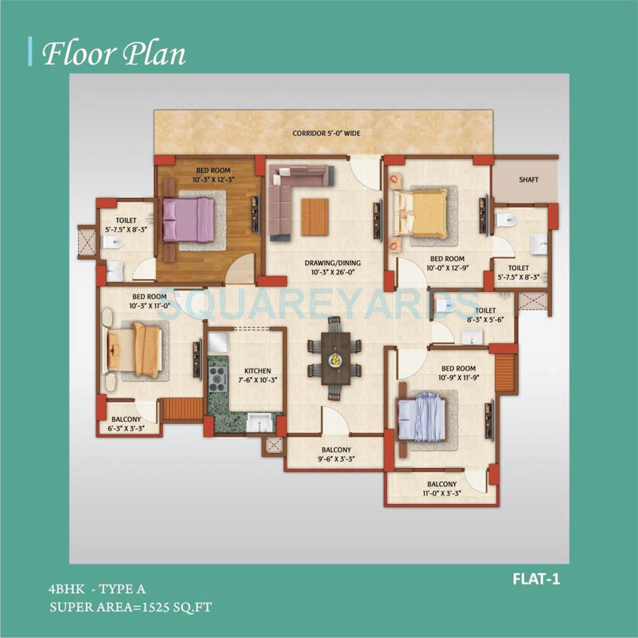 AVJ Homes — floor plan 3
