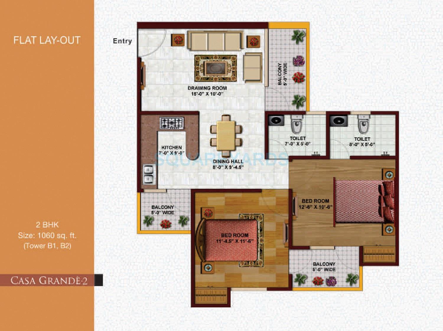 Earthcon Casa Grande II — floor plan 1