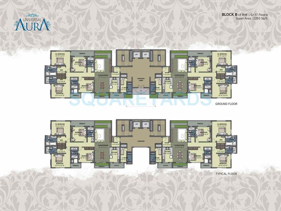 Universal Aura — floor plan 3