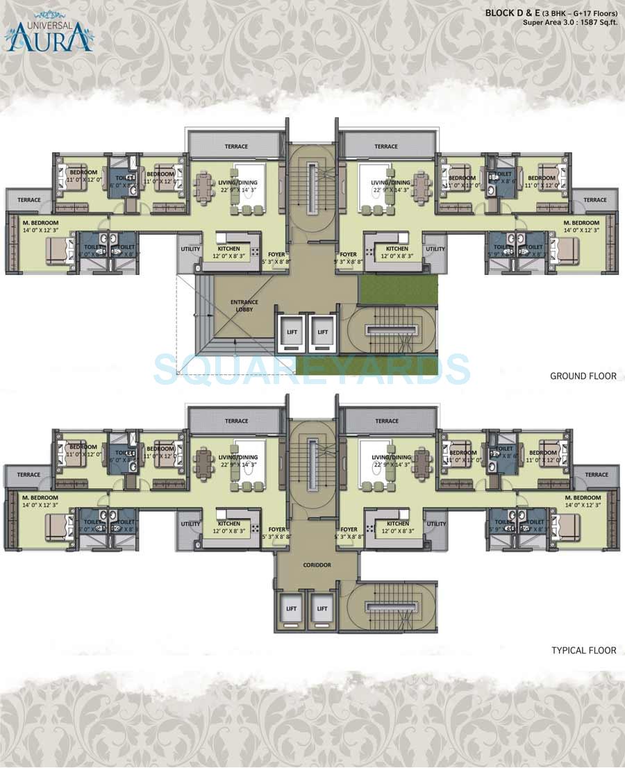 Universal Aura — floor plan 2