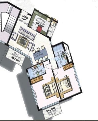 Parsvnath Palacia — floor plan 1