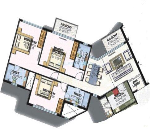 Parsvnath Palacia — floor plan 2