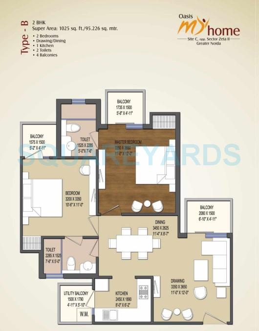 Oasis My Homes — floor plan 2