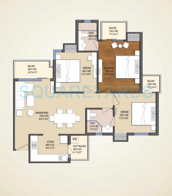 Oasis My Homes — floor plan 3