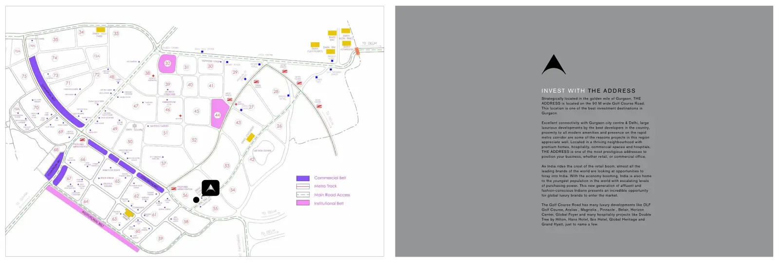 Baani Address One — location map 1