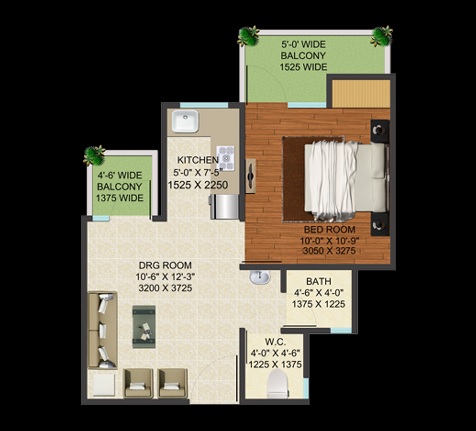 Supertech Golf Country Village — floor plan 2