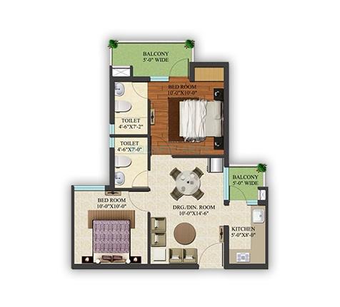 Supertech Golf Country Village — floor plan 3