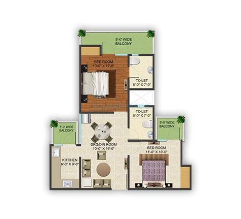 Supertech Golf Country Village — floor plan 4