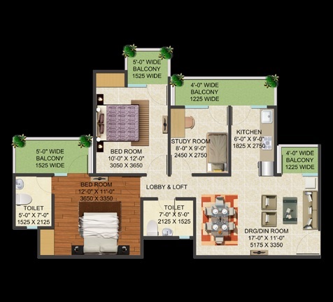Supertech Golf Country Village — floor plan 5
