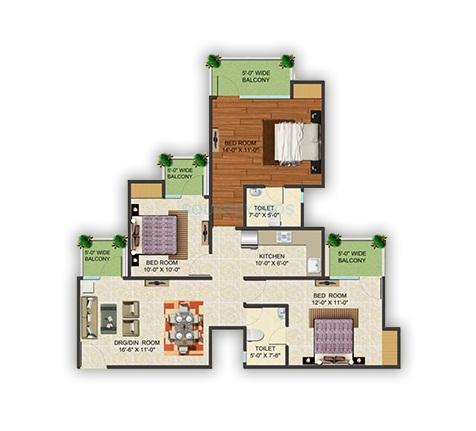 Supertech Golf Country Village — floor plan 6