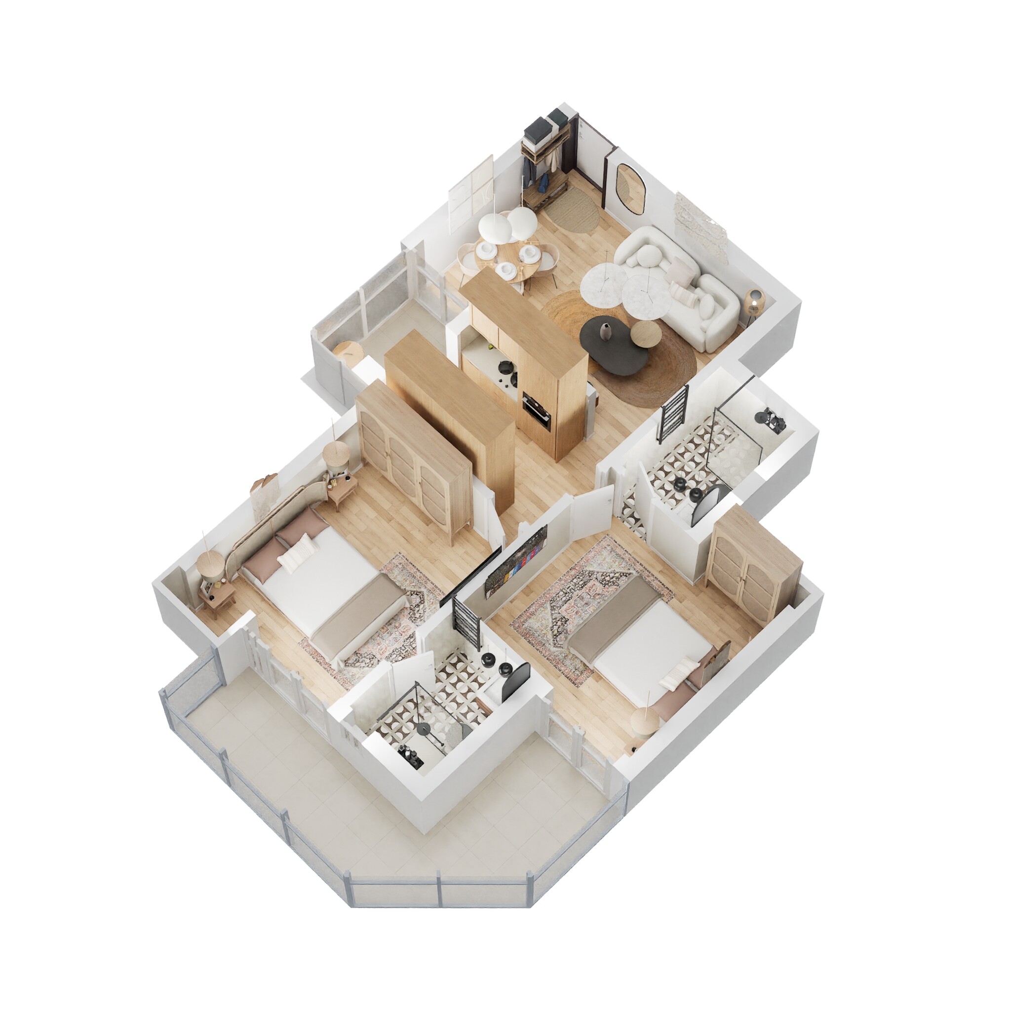 Gaur Yamuna City 16th Park View — floor plan 6