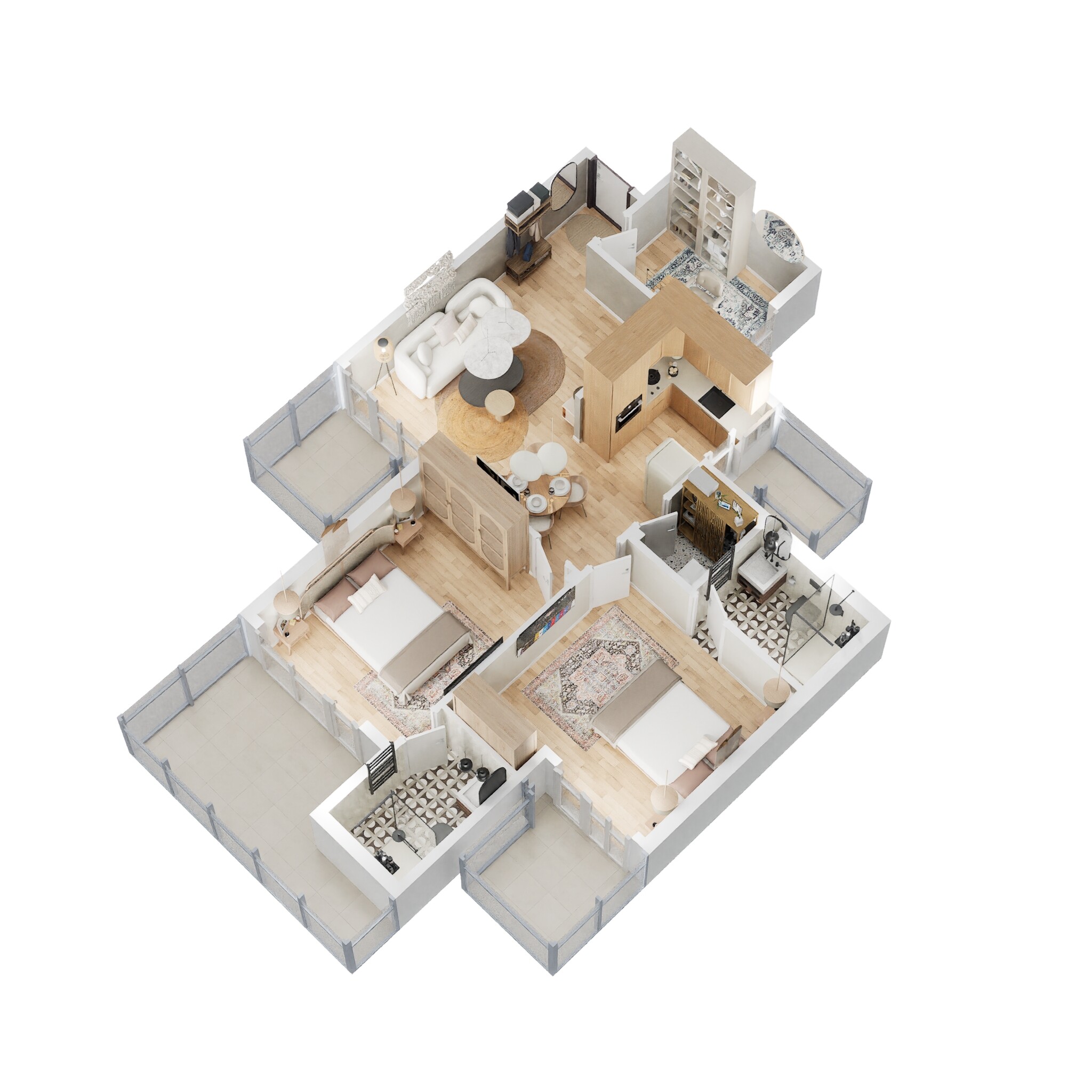 Gaur Yamuna City 16th Park View — floor plan 4