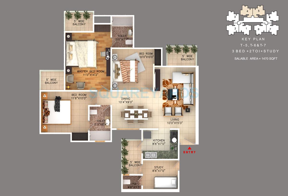 Rudra Skytracks — floor plan 4
