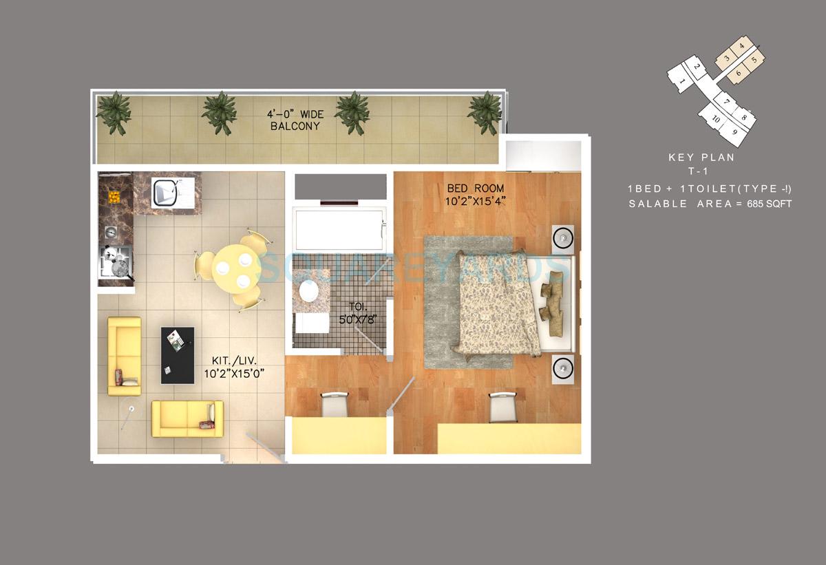 Rudra Skytracks — floor plan 1