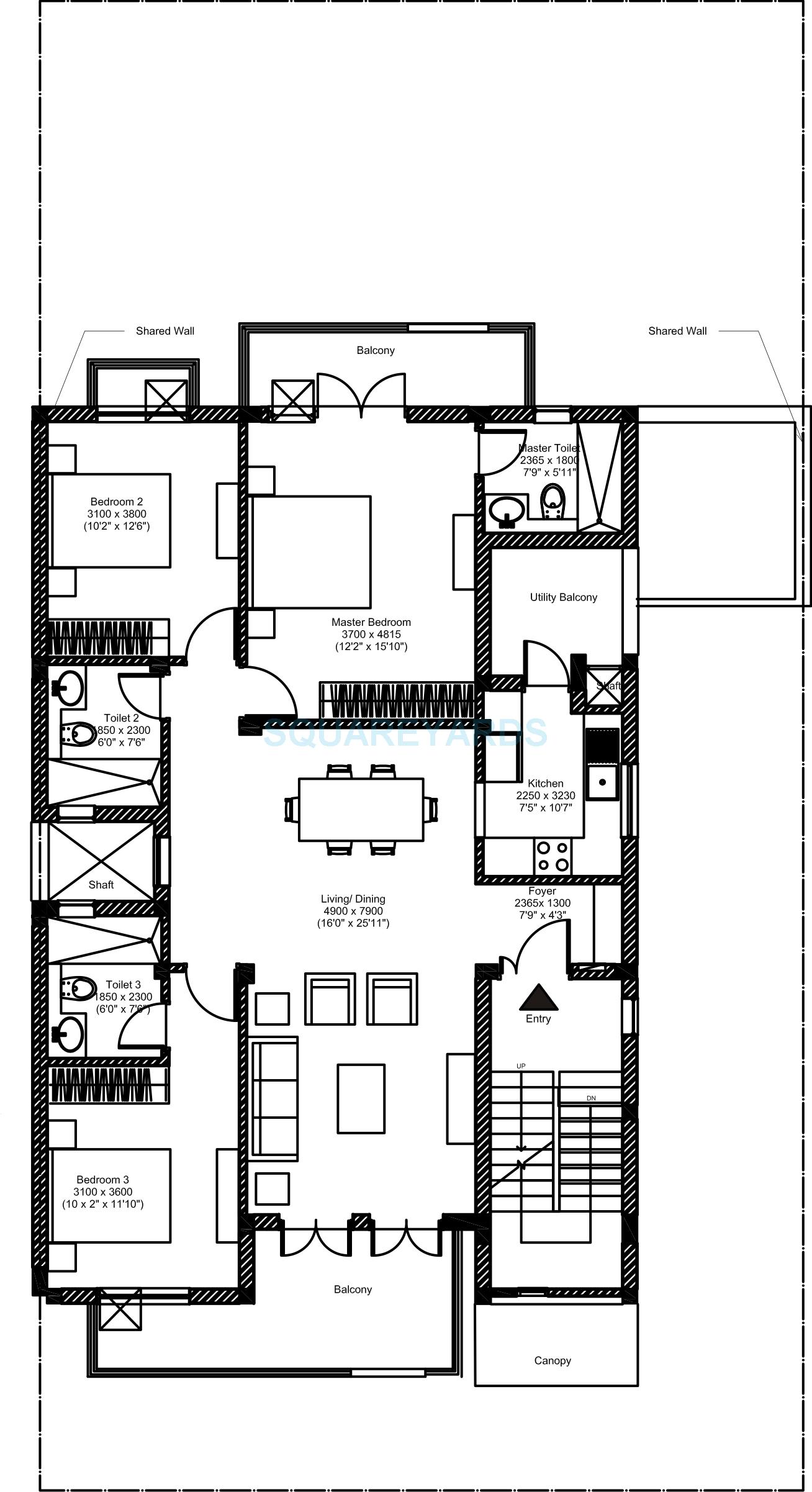 Vatika INXT Floors — floor plan 2