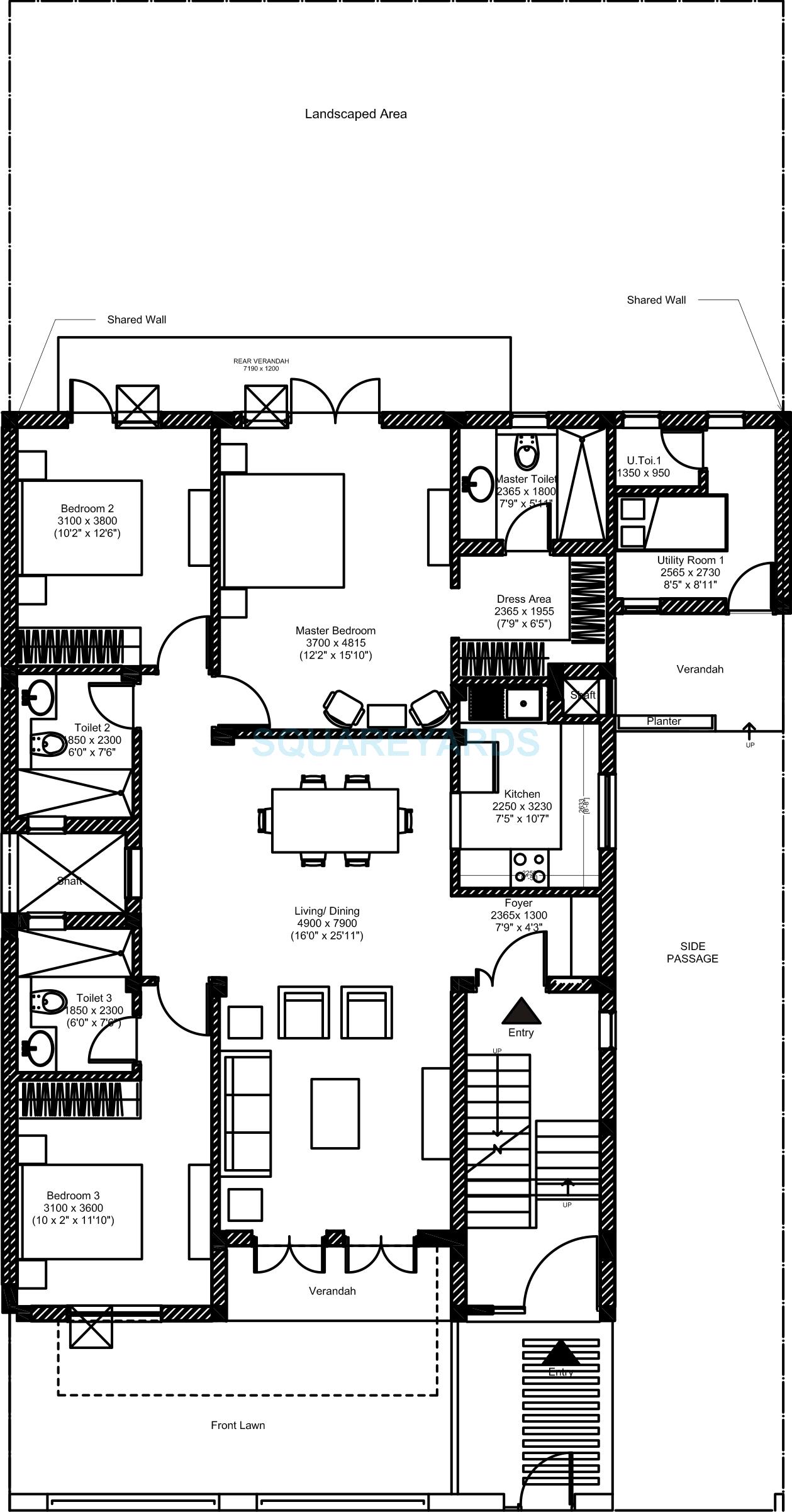 Vatika INXT Floors — floor plan 3