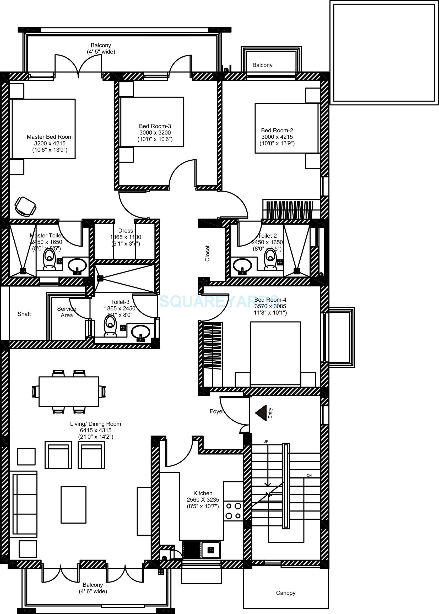 Vatika INXT Floors — floor plan 7