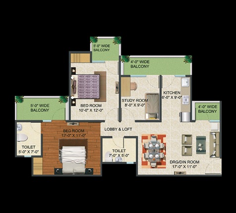 Supertech Fable Castle — floor plan 2