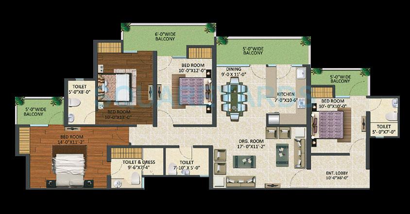 Supertech Fable Castle — floor plan 6
