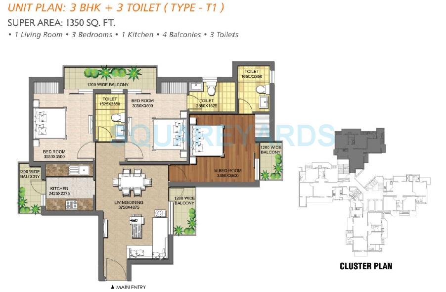 Imperia Mirage Home — floor plan 1