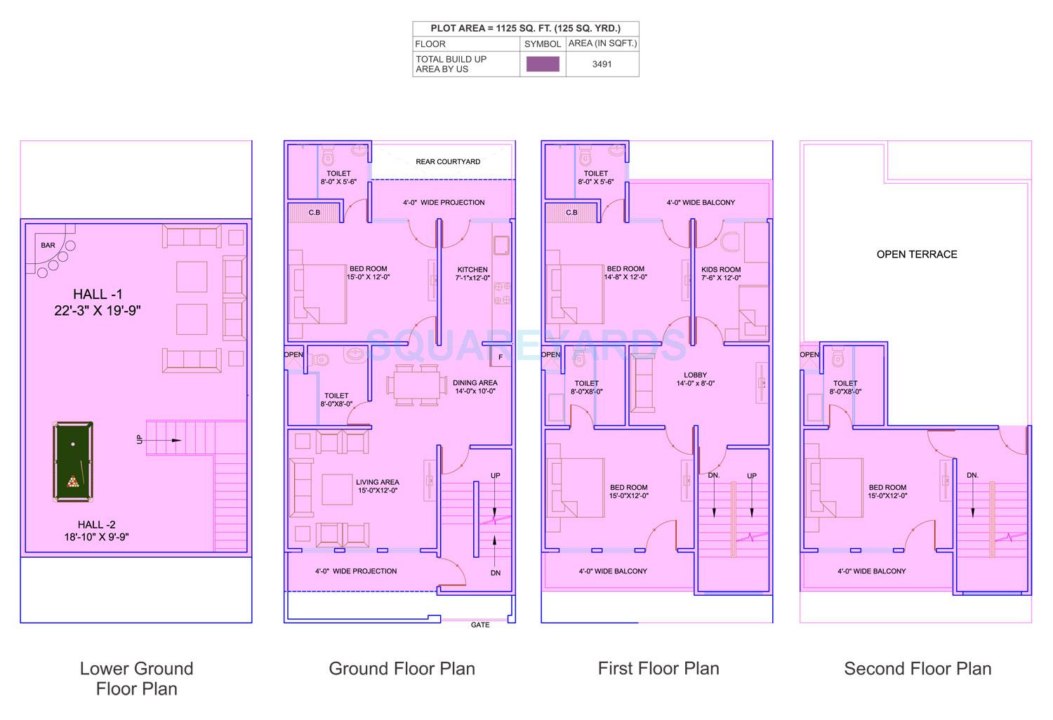Supertech UpCountry Holiday Village — floor plan 1