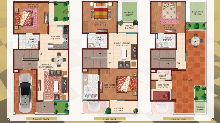 Ajnara London Square Panorama — floor plan 1