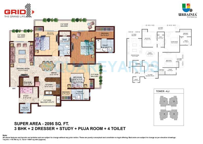 Urbainia Spaces Grid 1 — floor plan 3