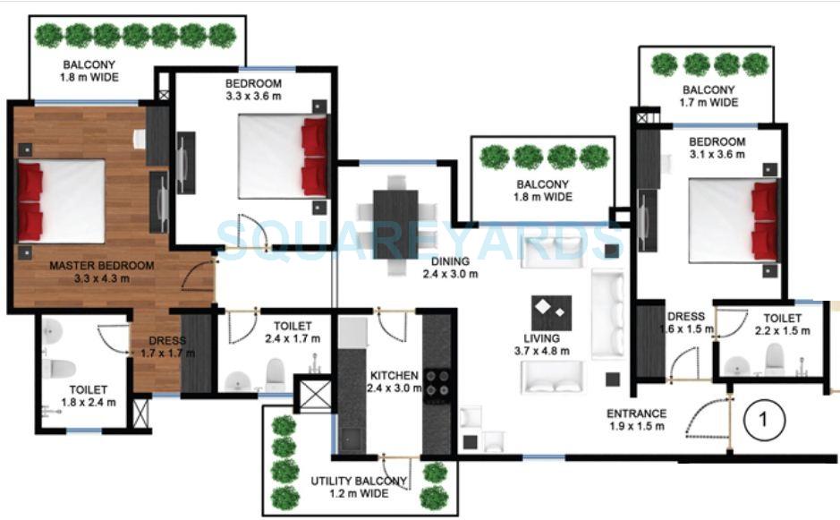 Godrej Frontier — floor plan 2