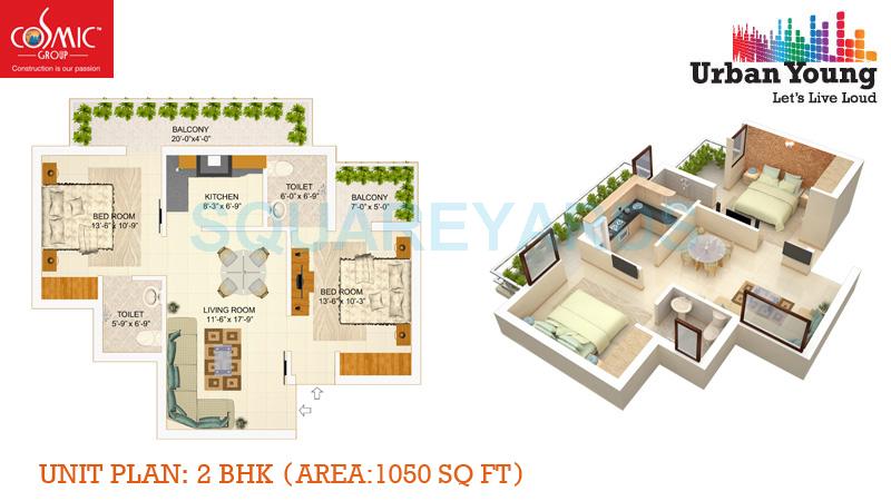 Cosmic Urban Young — floor plan 1