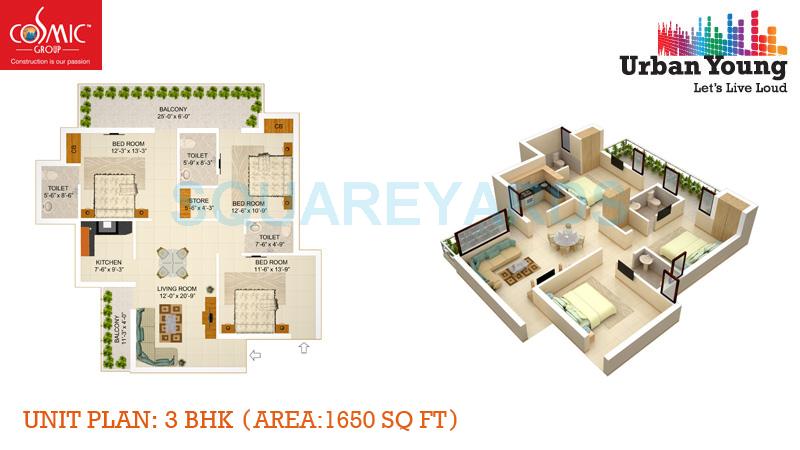 Cosmic Urban Young — floor plan 2