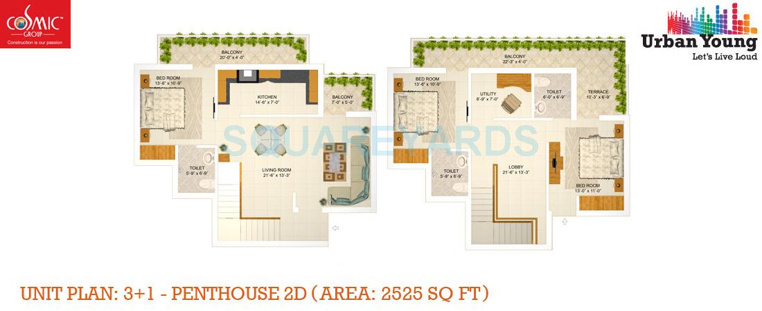 Cosmic Urban Young — floor plan 4