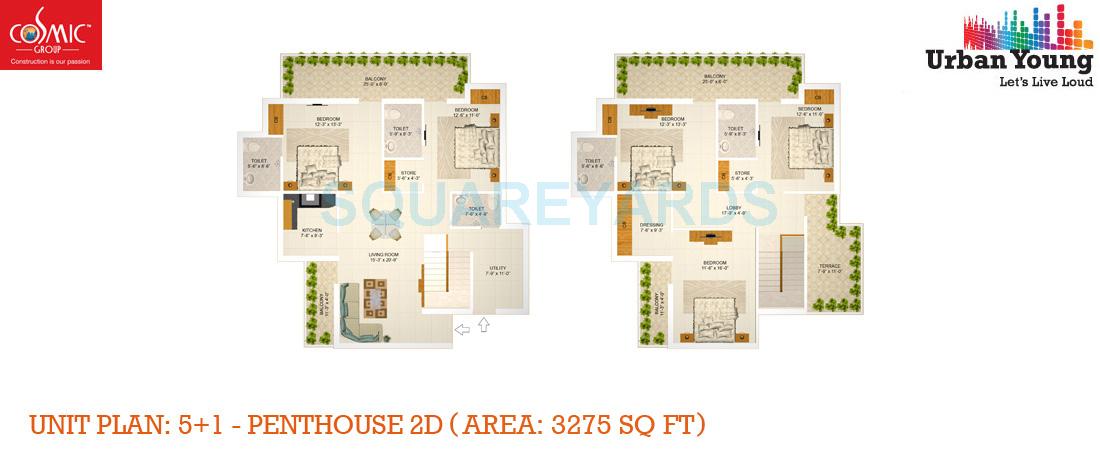Cosmic Urban Young — floor plan 5