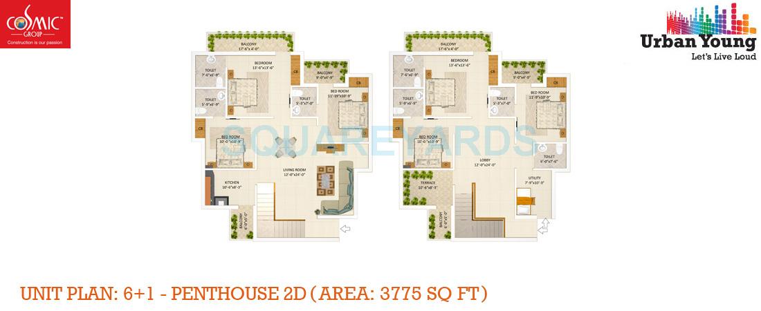 Cosmic Urban Young — floor plan 6