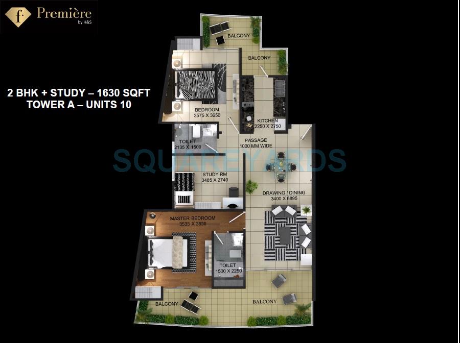 Home and Soul F Premiere — floor plan 2