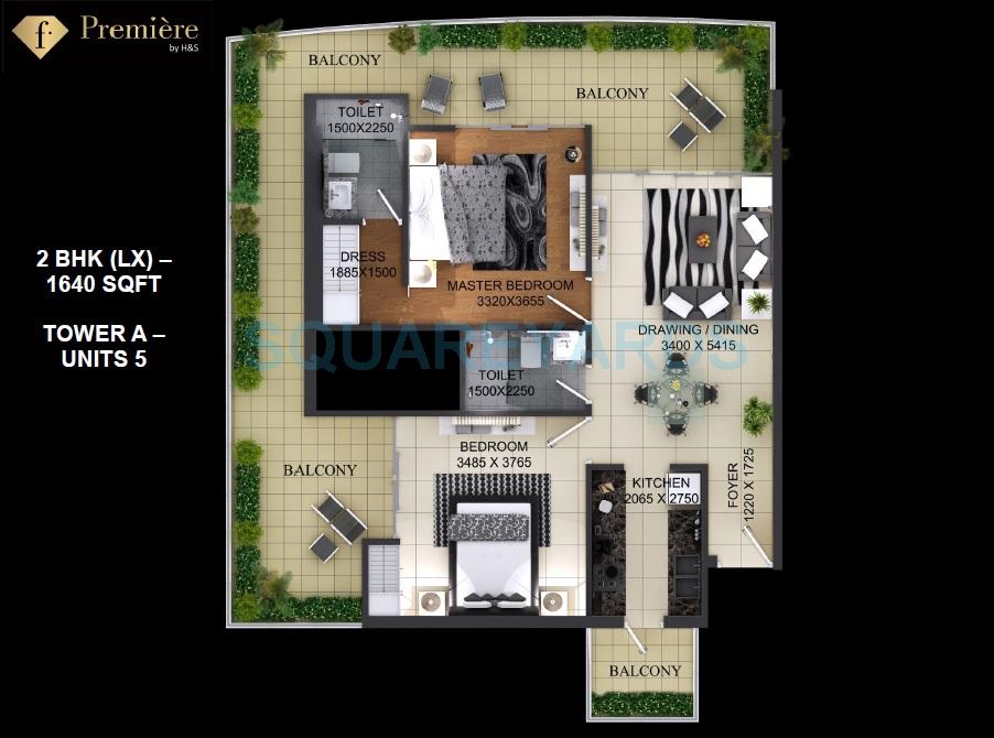 Home and Soul F Premiere — floor plan 3