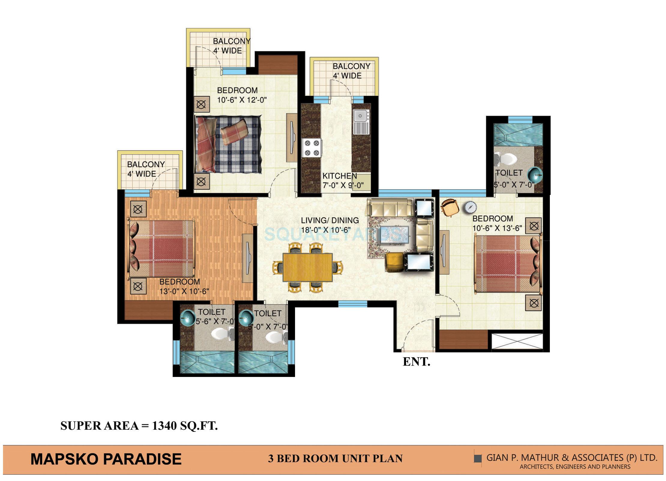 Mapsko Paradise — floor plan 2