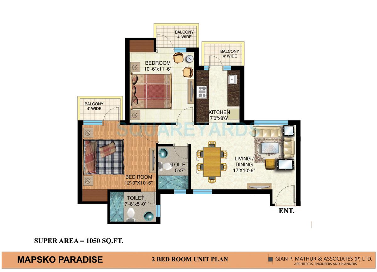 Mapsko Paradise — floor plan 1