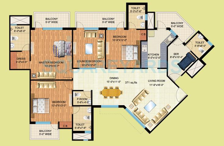 Mapsko Royale Ville — floor plan 2