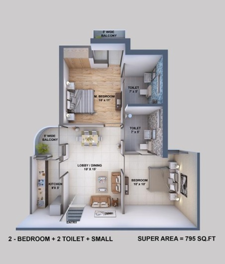 Resizone Elina — floor plan 1