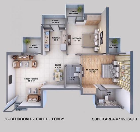 Resizone Elina — floor plan 2