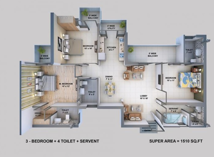 Resizone Elina — floor plan 4