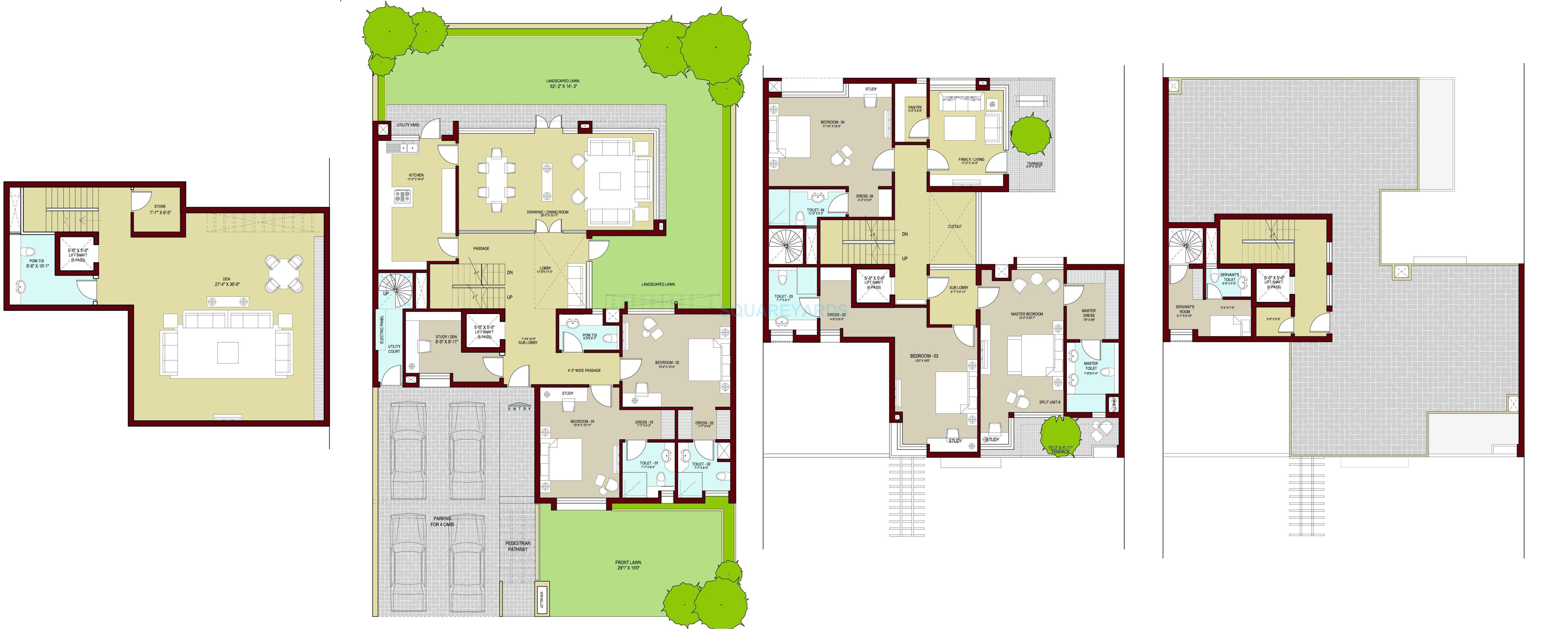 Vatika Signature Villas — floor plan 1