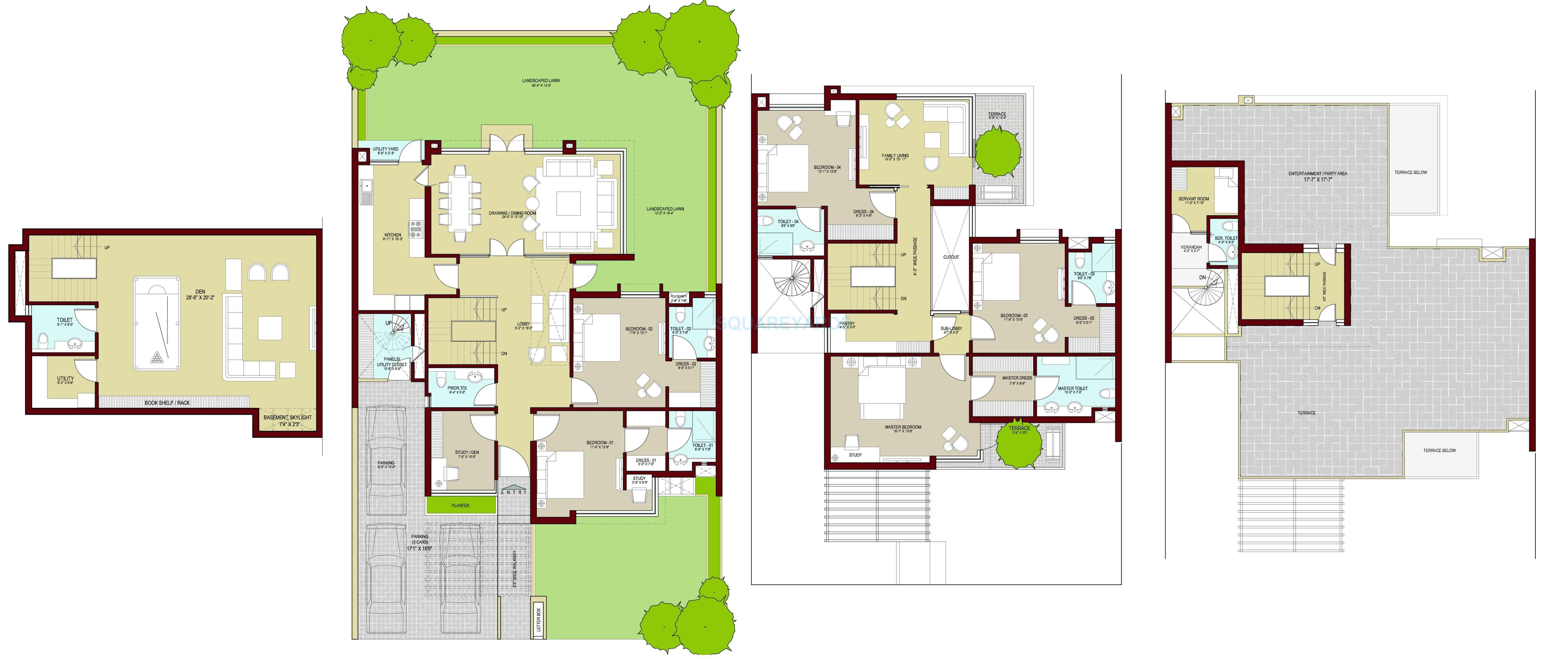 Vatika Signature Villas — floor plan 2