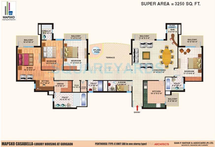 Mapsko Casa Bella-Apartments — floor plan 7