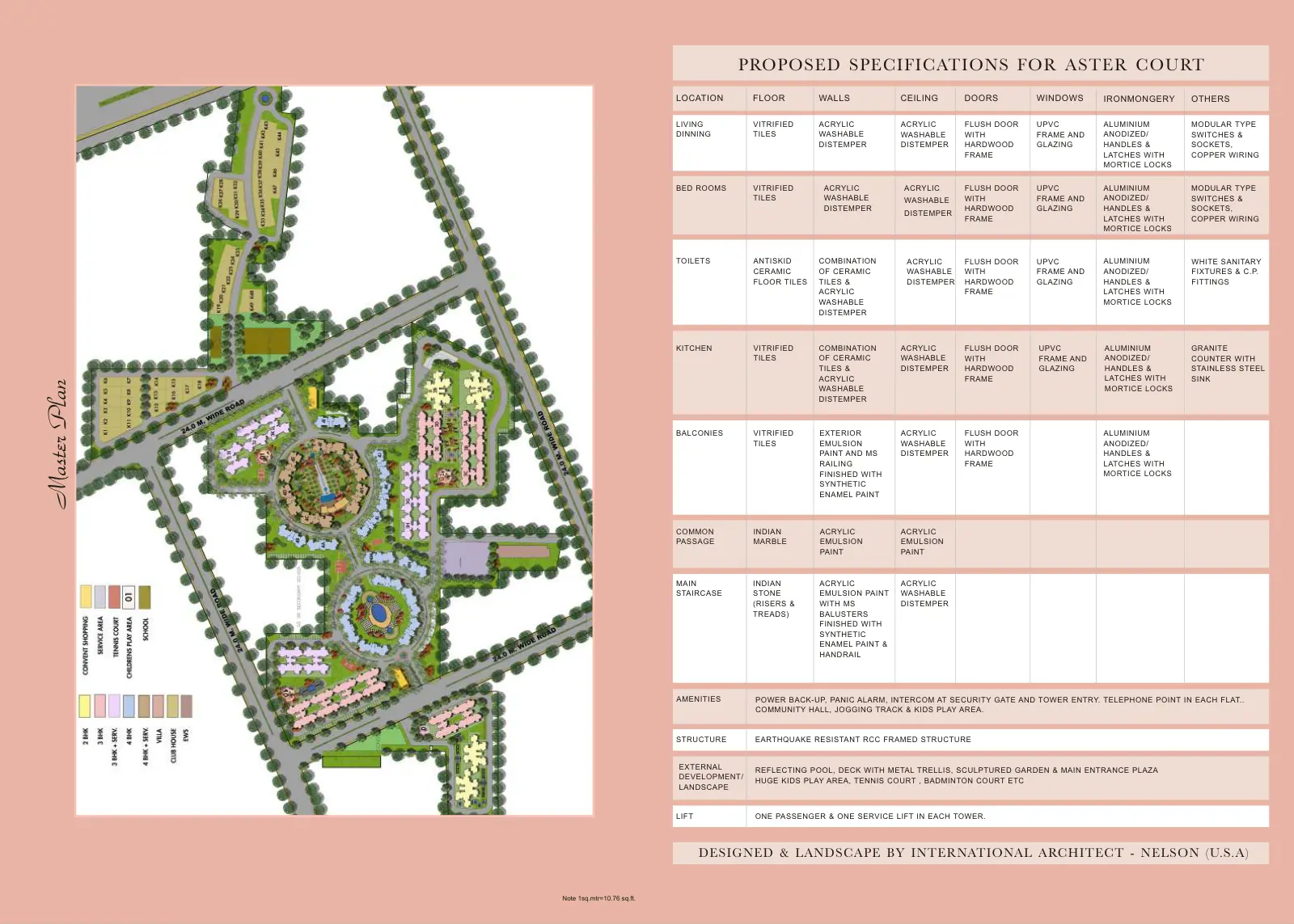 Orris Aster Court — site plan 1