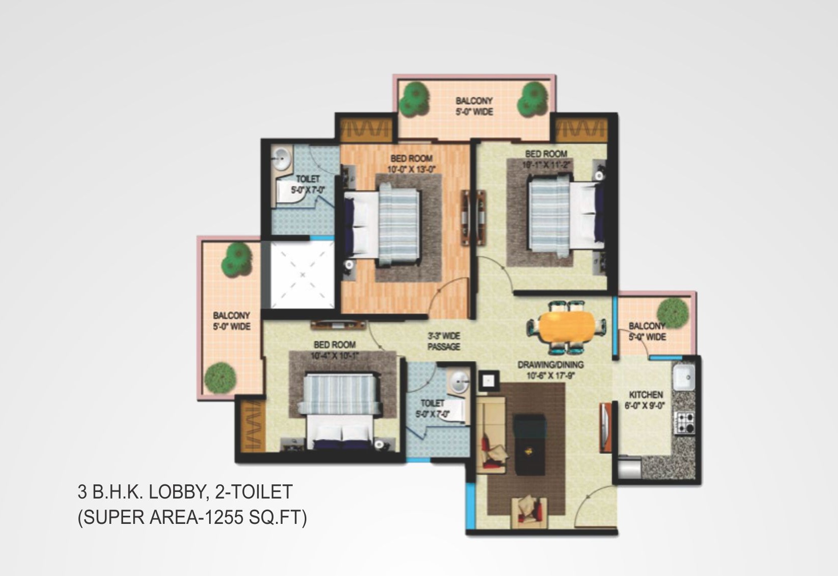 MIgsun Mannat — floor plan 3