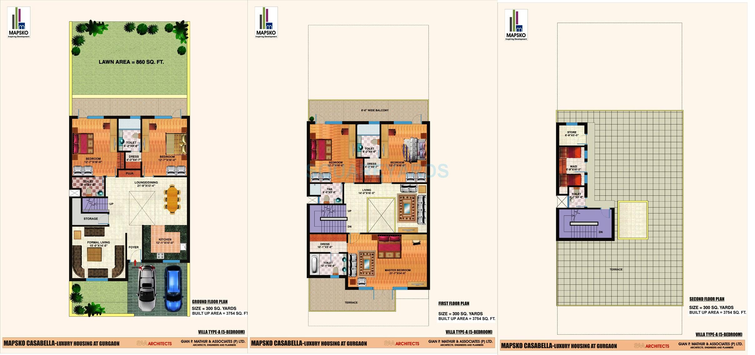Mapsko Casa Bella-Villas — floor plan 2