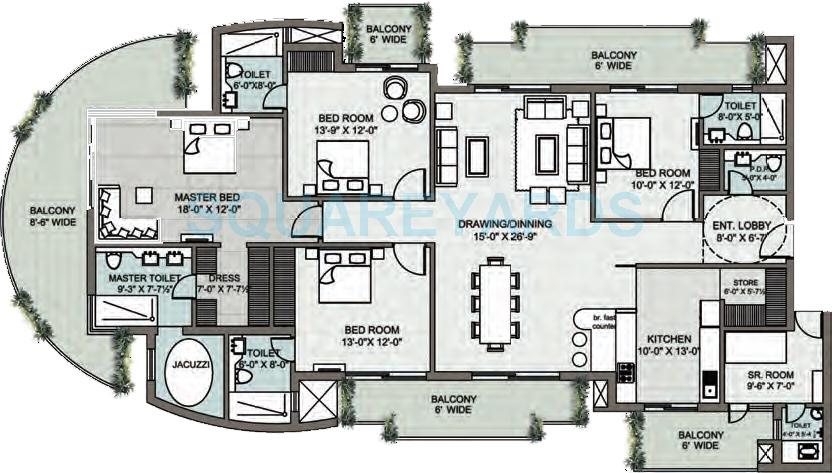Supertech Araville — floor plan 5