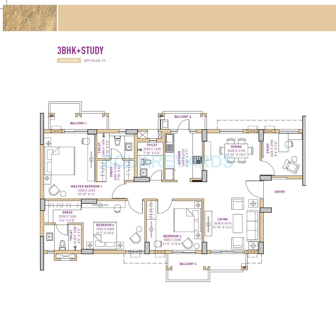 Vatika Seven Lamps — floor plan 6