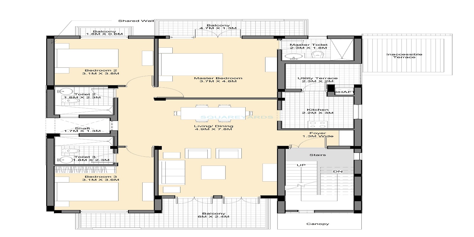 Vatika Premium Floors — floor plan 1